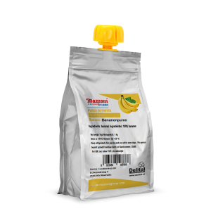 Mazzoni FruitPuree Banaan 1kg.