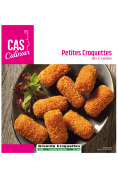 Kroket mini groente 32x30gr.Cas Spijker