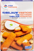 Kabeljauw vissticks 6x300 gr.