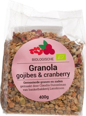 Granola gojibes cranberry BIO 10x400 gr.